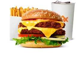 Dobbel Original Plant Beef-meny