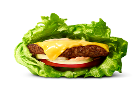 Salad wrap burger