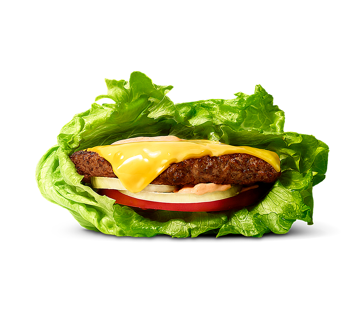 Salad wrap burger