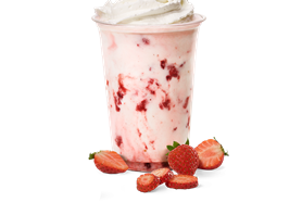 Luksusshake Jordbær 