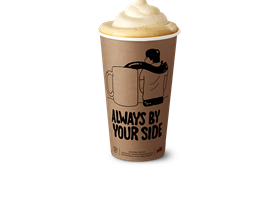 Iced cream vanilla latte