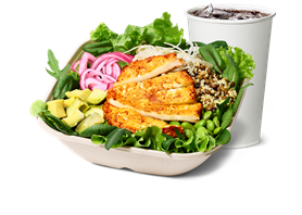 Halloumi Salad Bowl-meny
