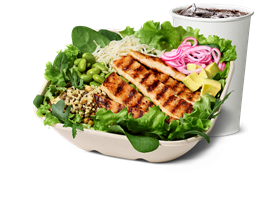 Grilled Chicken Salad Bowl-meny