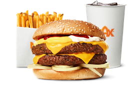 GDL DeliVery Cheezy Burger-meny