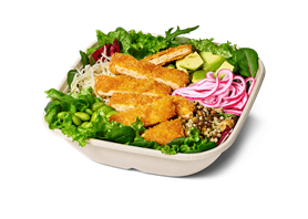 Crispy No Chicken Salad Bowl
