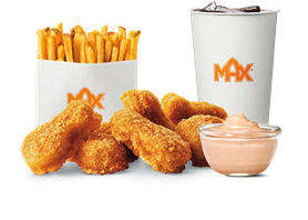 Chicken nuggetsmeny