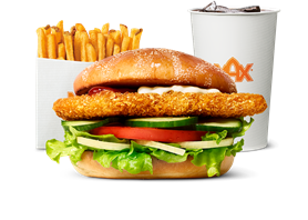 Cripsy no Chicken-meny