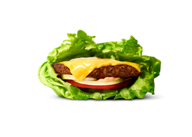 Salad wrap burger