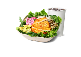 Halloumi Salad Bowl-meny